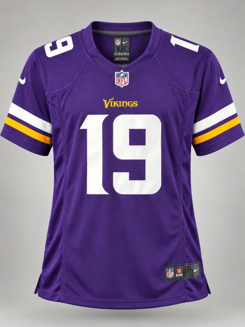 Nike Minnesota Vikings Youth XXL Jersey Purple On Field 2XL 19 Adam Thielen